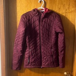 Icebreaker Women's Puffer Jacket - Deep Burgundy XS